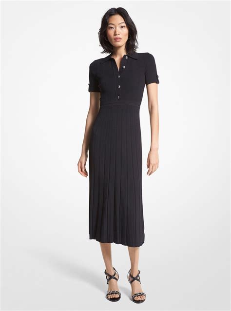 michael kors ribbed stretch knit polo dress|michael kors handbags clearance sale.